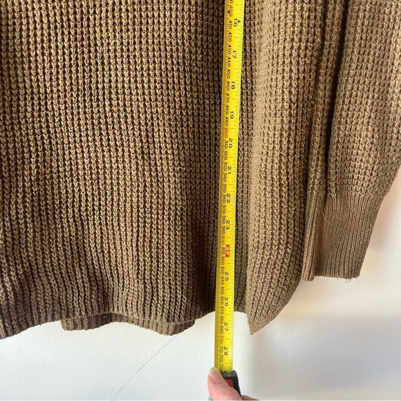 Michael Kors chunky knit oversized cowl neck sweater winter cozy neutral - Picture 9 of 13